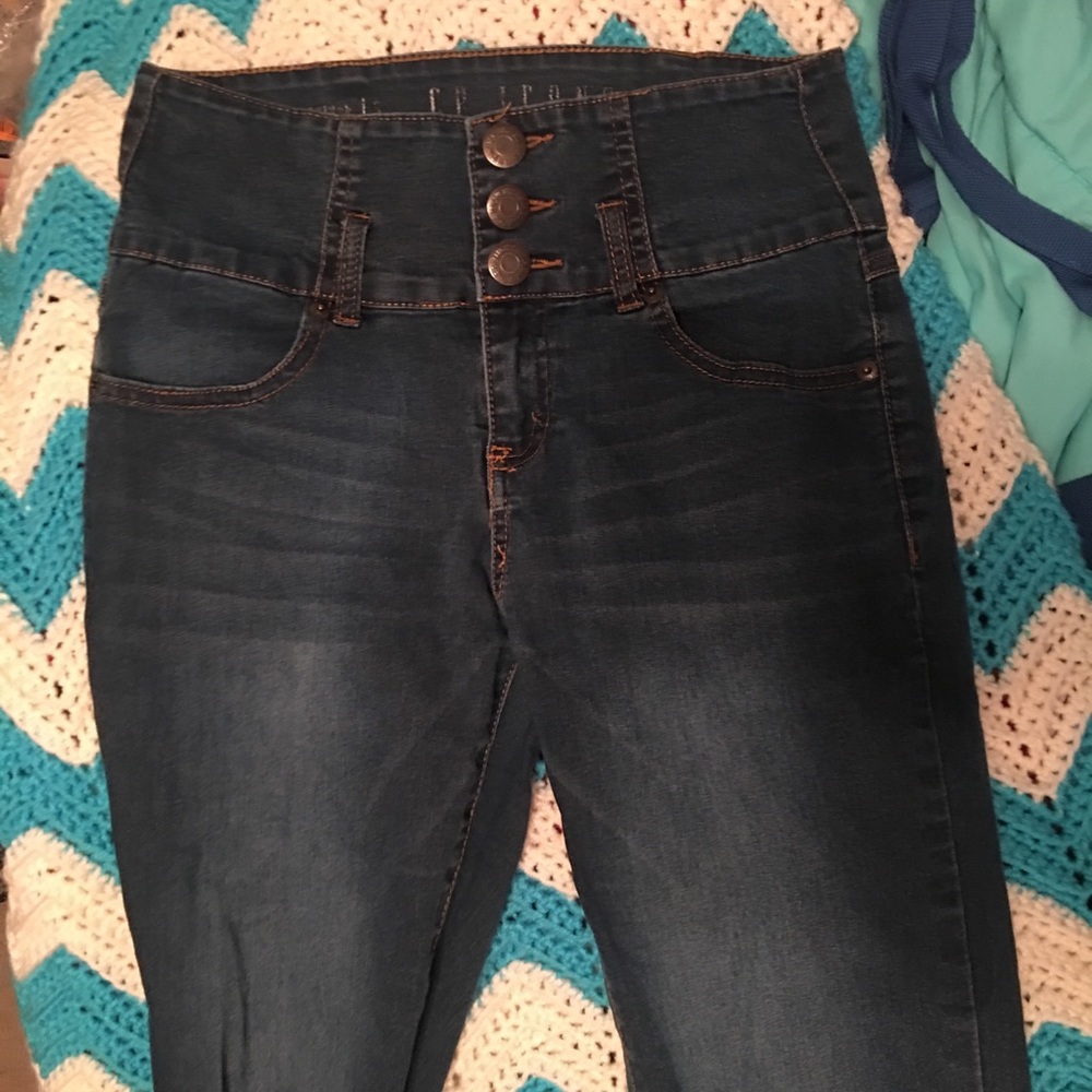 Skinny jeans from Dillards or J.C Penneys